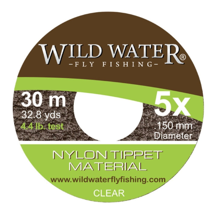 5X Nylon Tippet 30m | Wild Water Fly Fishing