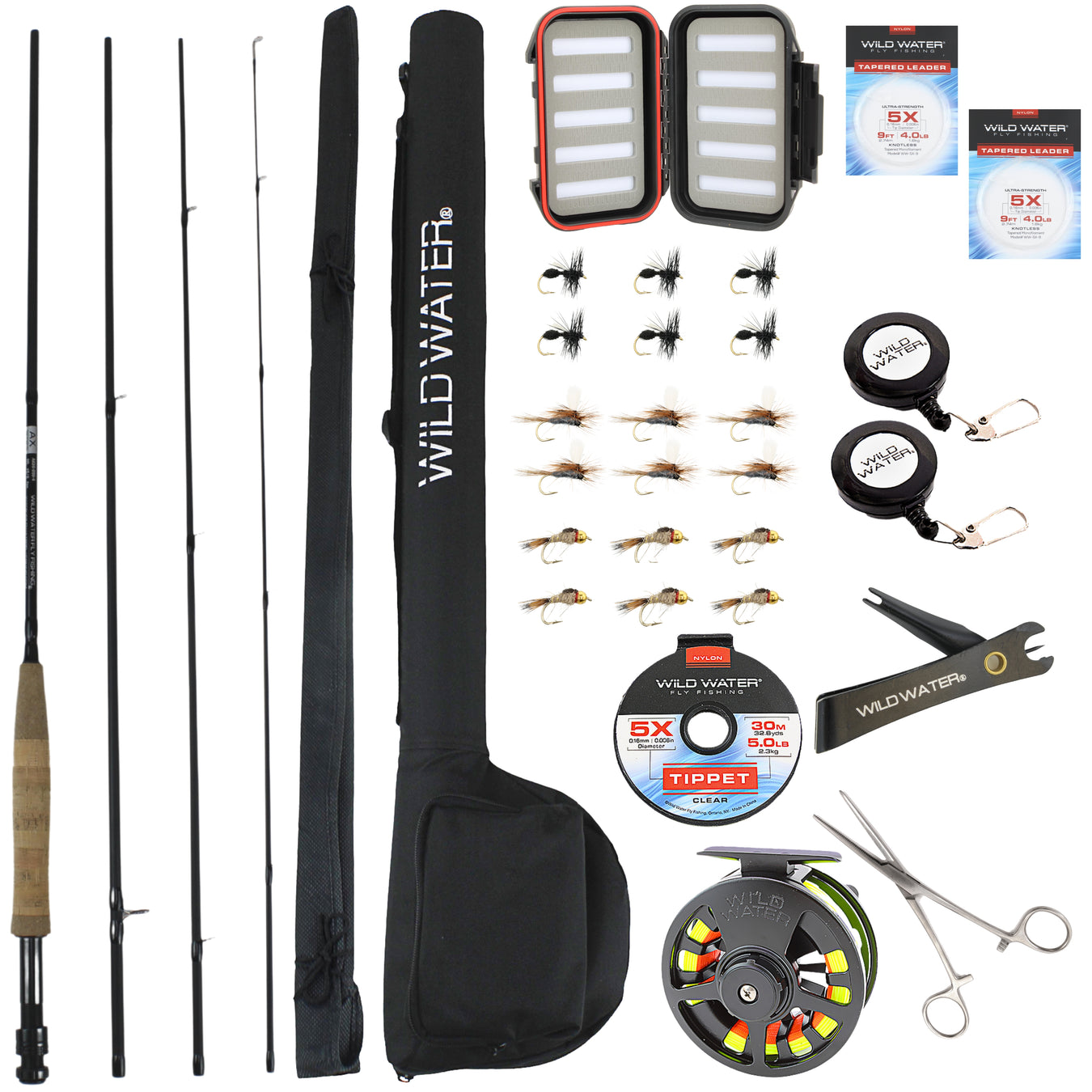 8 Foot Fly Rod Fishing Kits
