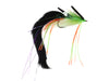 Black and Chartreuse Saltwater EP Foam Diver, size 2/0, Qty. 2
