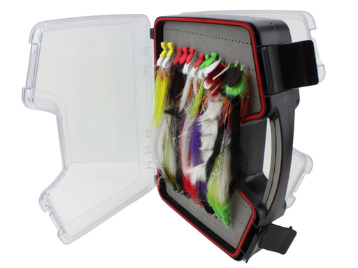 Wild Water Mega Freshwater/Saltwater Assortment, 60 Flies with Wild Water's Large Fly Suitcase