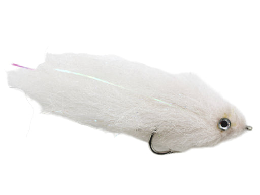 White EP Fly, size 2/0, Qty. 2