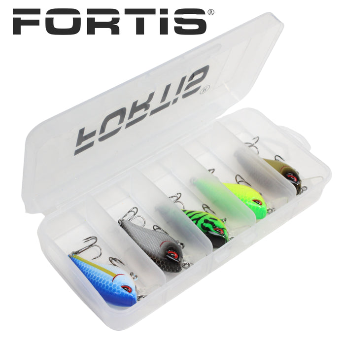 5pc Crankbait Assortment, 2.25" Long | Floating | FORTIS