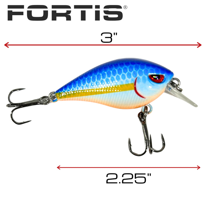 5pc Crankbait Assortment, 2.25" Long | Floating | FORTIS