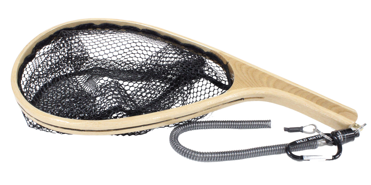 Small Teardrop Landing Net with Magnetic Release Wild Water Fly