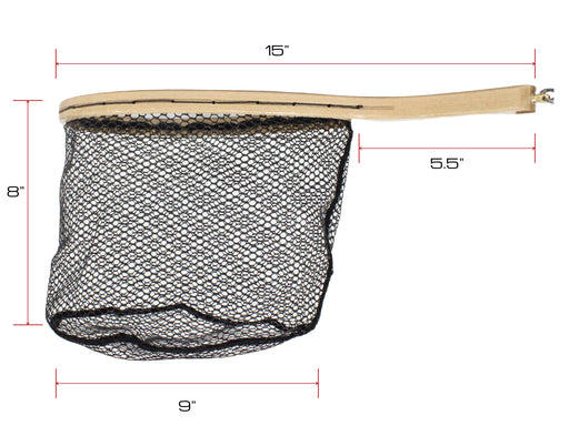 Traditional Style Tenkara Landing Net with Magnetic Release | Wild Water Fly Fishing