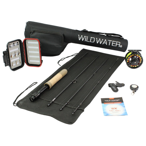 Wild Water Standard Fly Fishing Kit, 5 ft 6 in 3 wt Rod