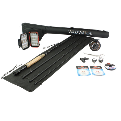 5/6 Weight CNC Reel Fly Rod Package Wild Water Fly Fishing