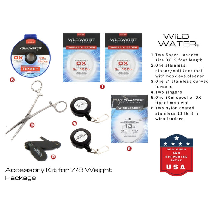 7/8 Fly Fishing Rod Kit Wild Water Fly Fishing - Main Image