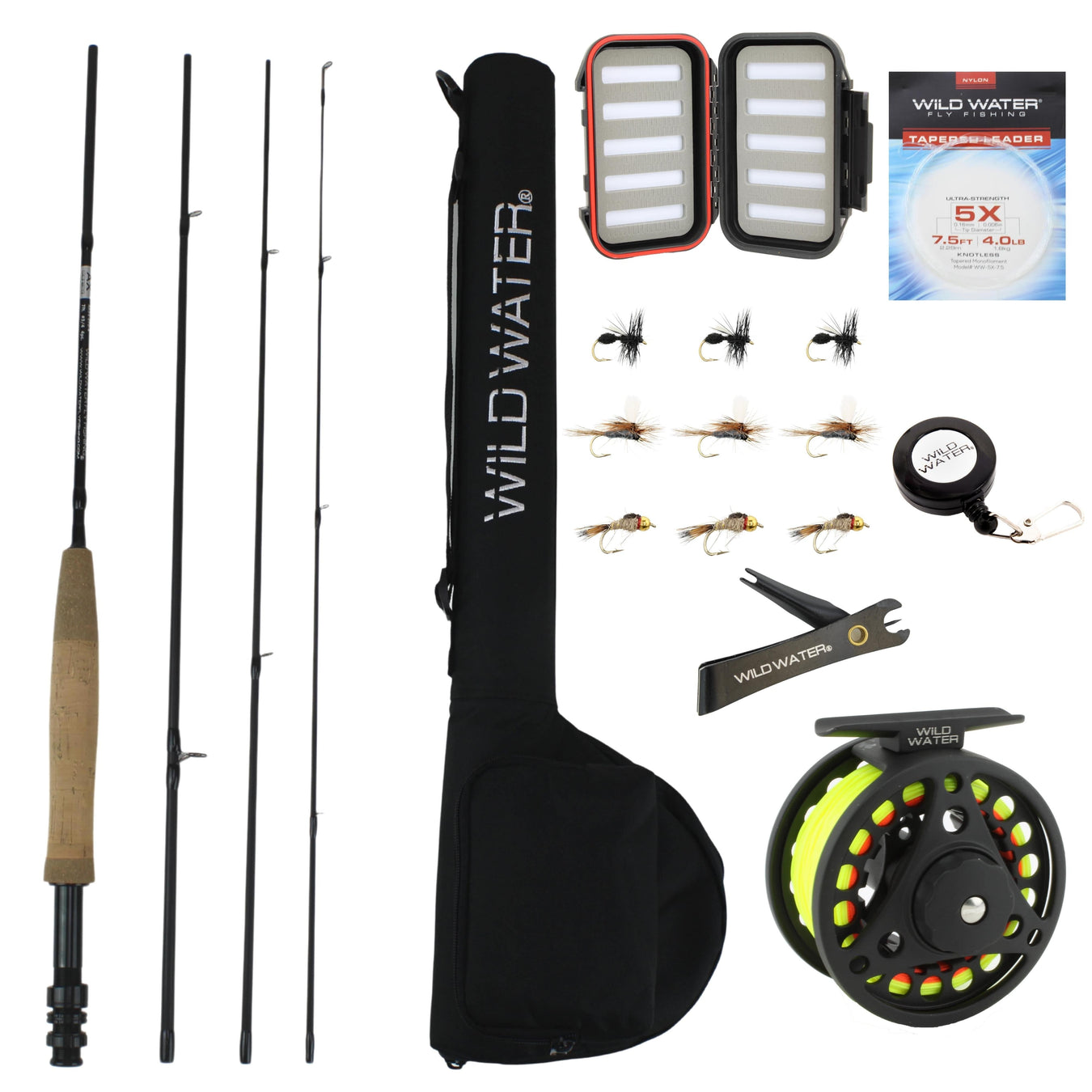 7 Foot Fly Rod Fishing Kits