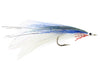 Wild Water Fly Fishing Fly Tying Material Kit, Blue and White Deceiver, size 2/0