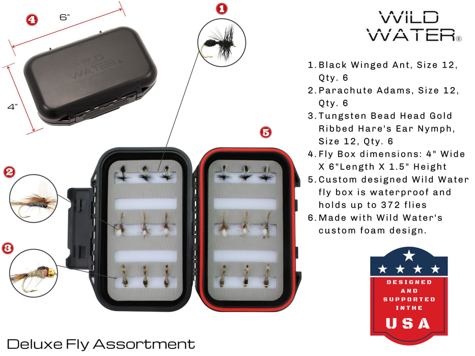Best Fly Fishing Flies Kit Starter System - Complete Starter Package
