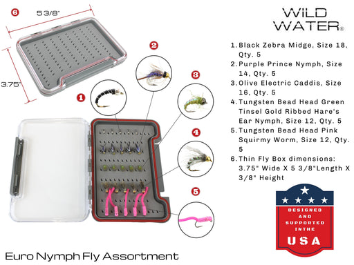 Wild Water Fly Fishing 3 Weight 10 Foot Euro Nymphing Rod Reel Package Wild Water Fly Fishing 3 Weight 10 Foot Euro Nymphing Rod Reel Package