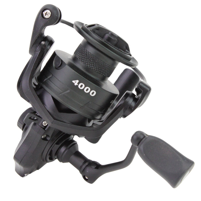 6' Medium Heavy Action 1 Piece Fiberglass/Graphite Spinning Rod and 40 ...