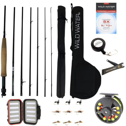 5 Weight Reel 7 Piece Fly Rod Package
