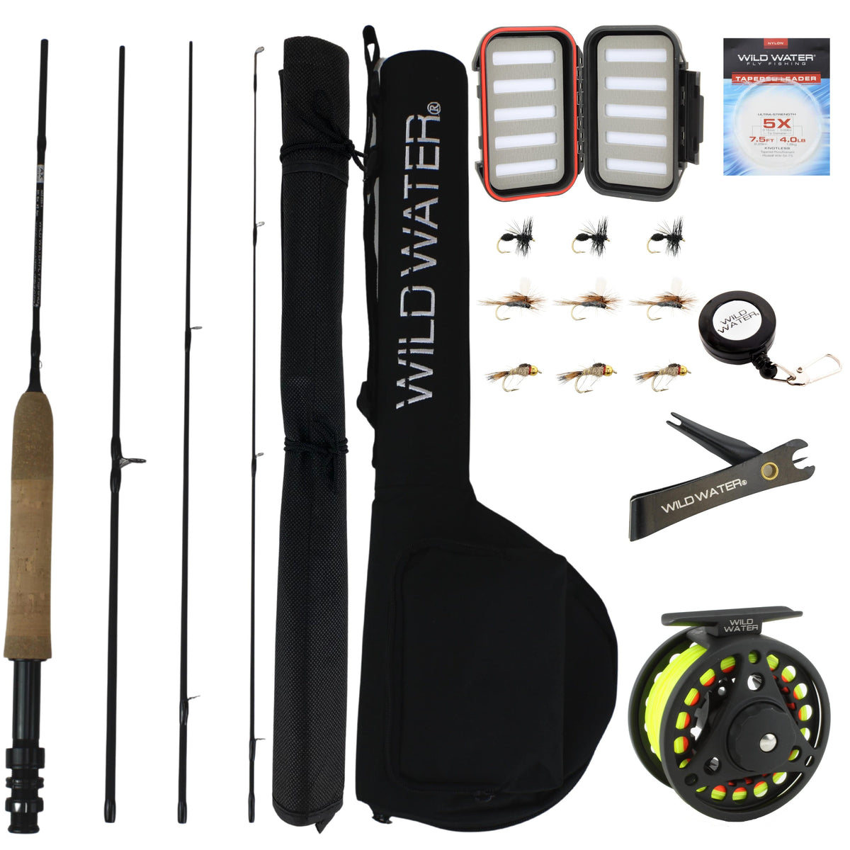 V-lite Small Stream Fly Fishing Rod Combo 1/2/3WT Rod, Reel, Line Outfit