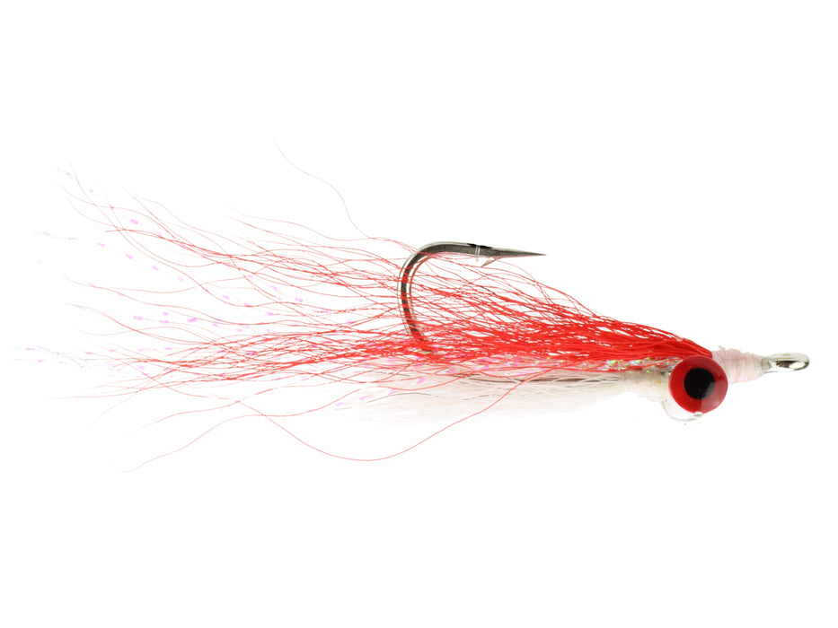 Wild Water Fly Fishing Fly Tying Material Kit, Red Clouser Minnow, size 1/0