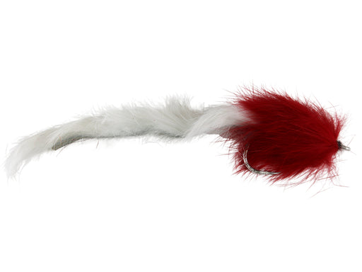 Wild Water Fly Fishing Fly Tying Material Kit, Red and White Pike, size 3/0