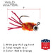 Red/Orange Bluegill Candy Jig, Size 10, Quantity 6 | Wild Water Fly Fishing