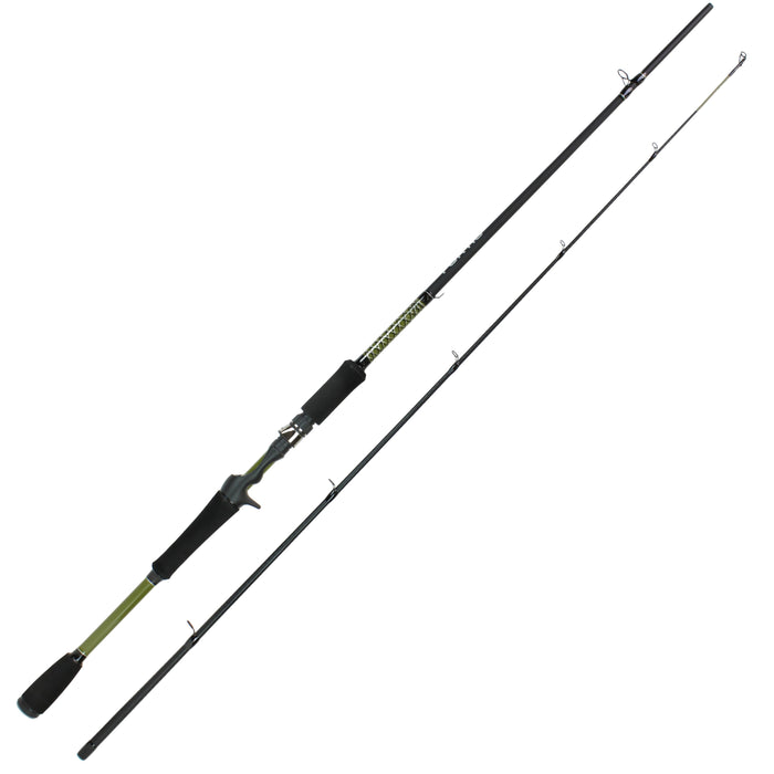 6'6" Fiberglass/Graphite Casting Rod, Medium Heavy Action | 2 Piece | FORTIS