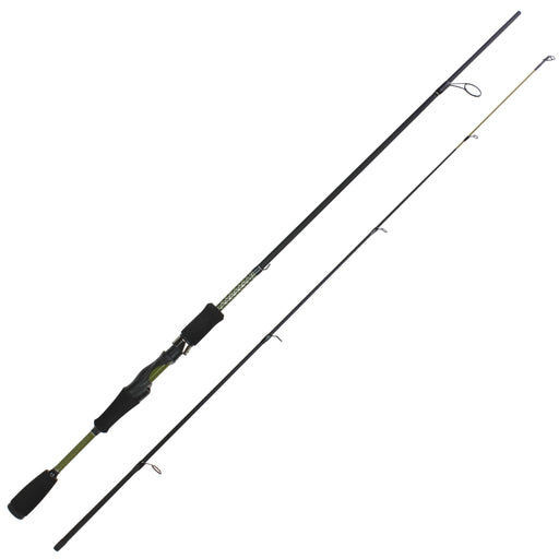 FORTIS 6' Medium Action 2 Piece Fiberglass Spinning Rod and 3000 Spinning Reel Package