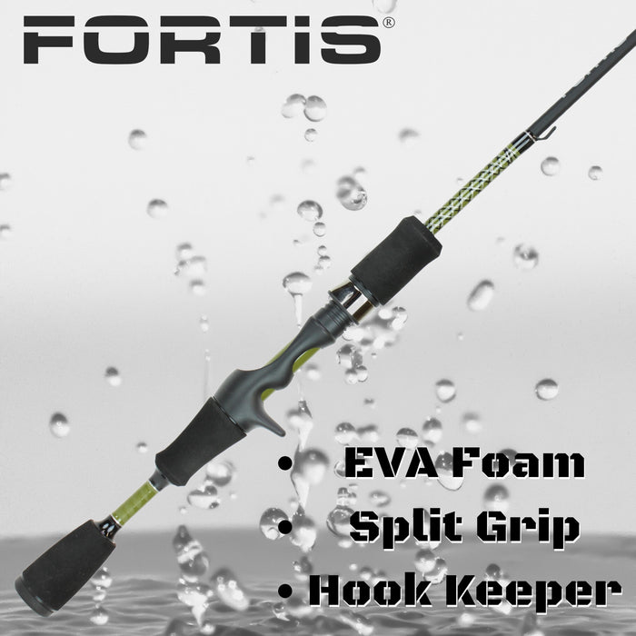 4'8" Fiberglass/Graphite Casting Rod, Ultra Light Action | 1 Piece | FORTIS