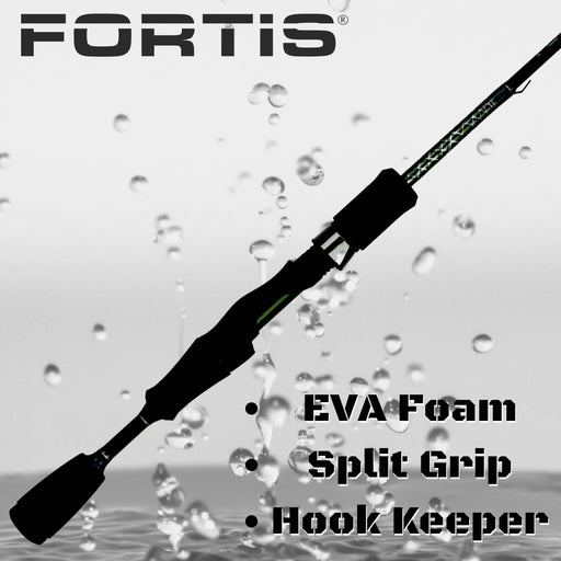 4'8" Ultra Light Action 1 Piece Fiberglass/Graphite Spinning Rod | FORTIS