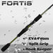 6'6" Medium Action 2 Piece Fiberglass/Graphite Spinning Rod | FORTIS