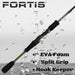 6'6" Medium Action 2 Piece Fiberglass/Graphite Spinning Rod and 4000 Spinning Reel Package | FORTIS