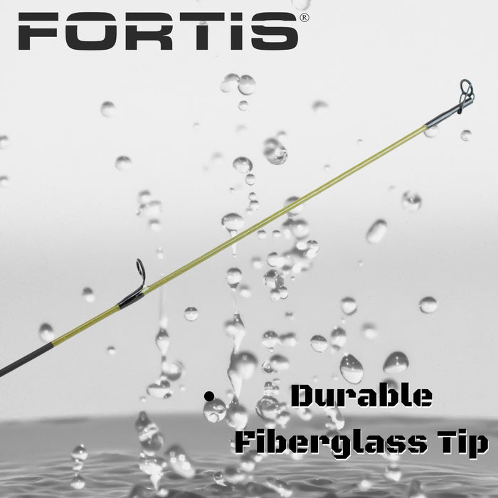4'8" Fiberglass/Graphite Casting Rod, Ultra Light Action | 1 Piece | FORTIS