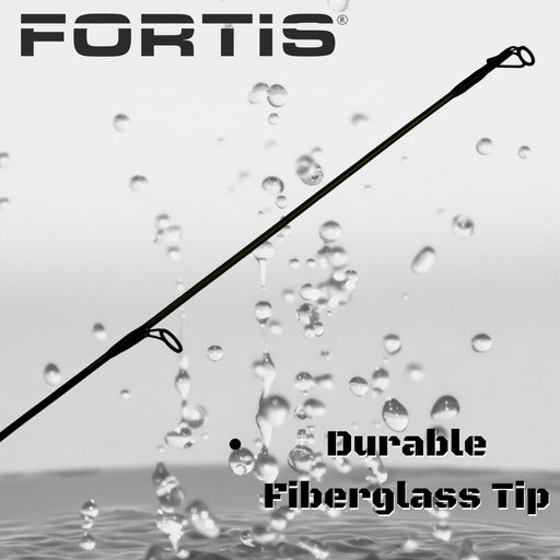 4'6" Ultra Light Action 1 Piece Fiberglass/Graphite Spinning Rod | FORTIS