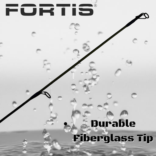 4'6" Ultra Light Action 1 Piece Fiberglass/Graphite Spinning Rod and 1000 Spinning Reel Package | FORTIS