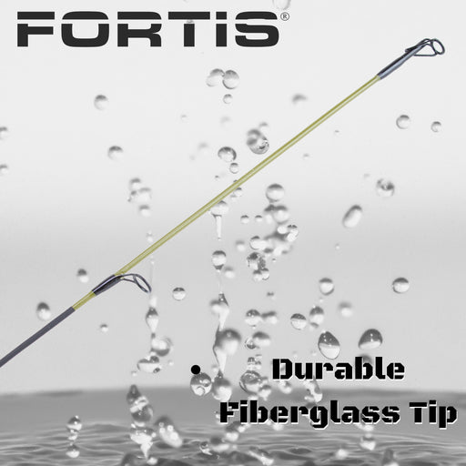 5' Ultra Light Action 1 Piece Fiberglass/Graphite Spinning Rod and 2000 Spinning Reel Package | FORTIS