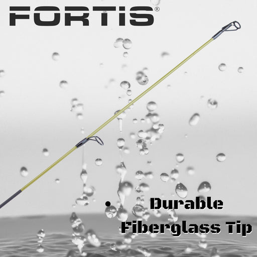 5' Fiberglass/Graphite Spinning Rod, Ultra Light Action | 2 Piece