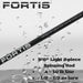 5'6" Light Action 2 Piece Fiberglass/Graphite Spinning Rod | FORTIS