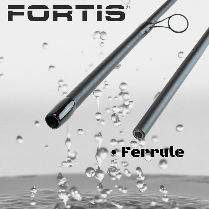 6'6" Medium Action 2 Piece Fiberglass/Graphite Spinning Rod | FORTIS