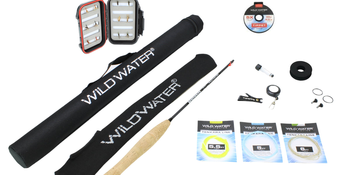 Tenkara Fly Fishing Kit 6ft Rod | Wild Water Fly Fishing