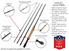 8 ft, 5 weight, 4-piece Fly Rod | Wild Water Fly Fishing