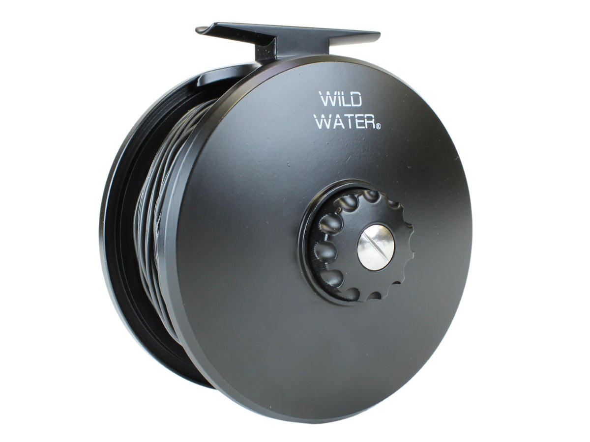 Wild Water Die Cast 114mm Fly Reel, 12 Weight Line