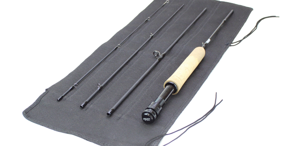  Wild Water Fly Fishing Standard 5/6 Kit 9 Foot, 4-Piece Rod for  5 and 6 Weight, die cast Aluminum Fly Reel and Wild Water Fly Fishing 48pc  Dry and Nymph Assortment