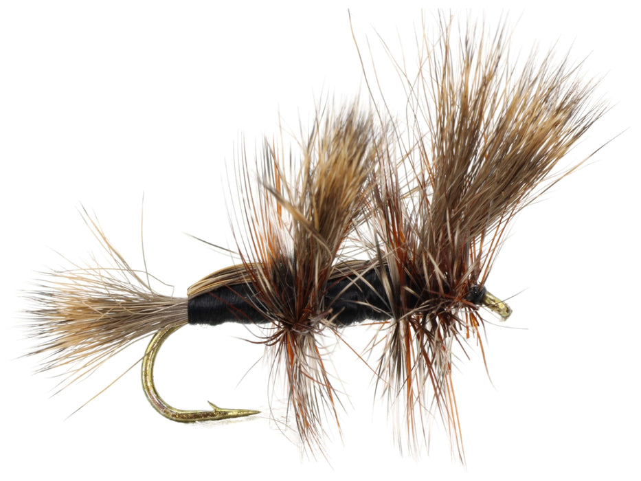Black Double Humpy Dry Fly Pattern | Wild Water Fly Fishing