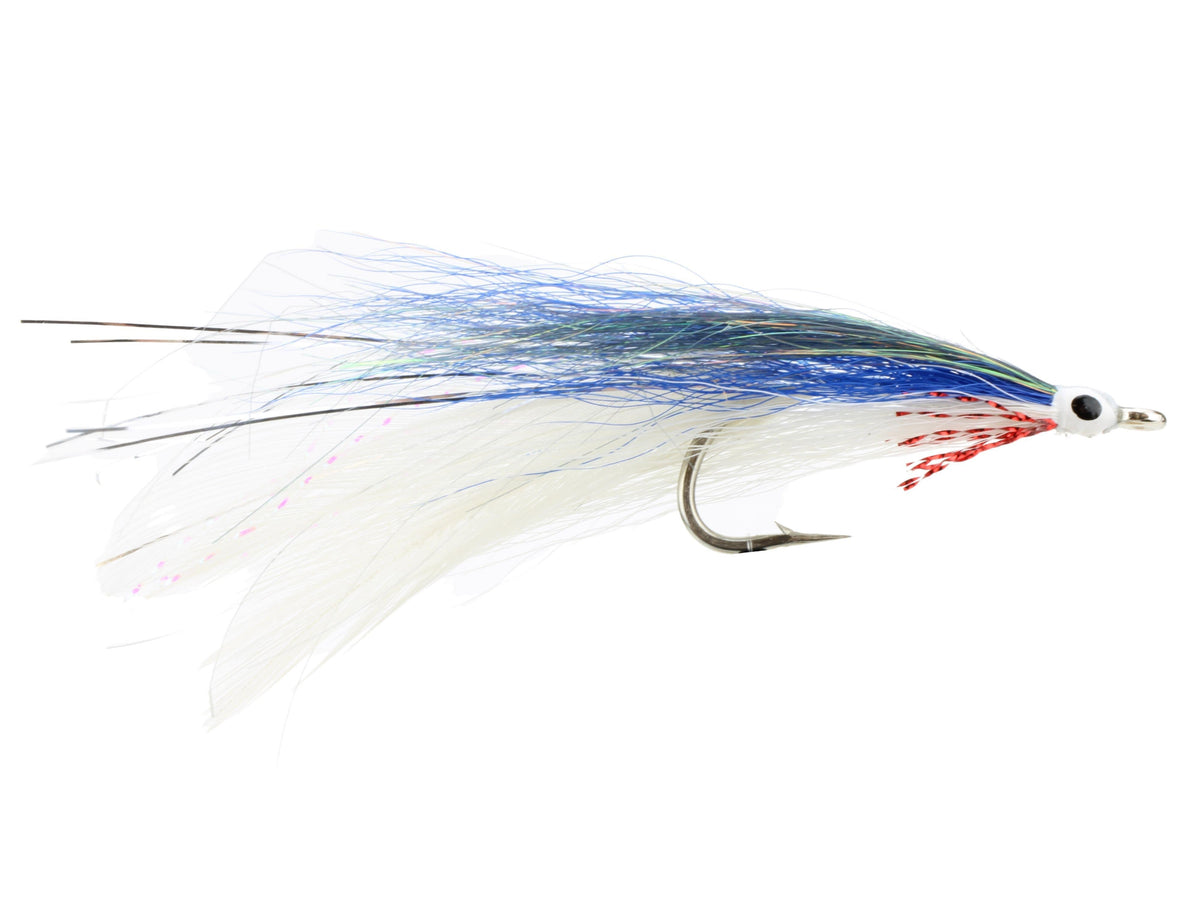 Deceiver Fishing Flies - Green & White With Red Throat, Tied On Mustad Signature Duratin Hooks, Size #2, 6-Pack For Saltwater & Freshwater - View #11