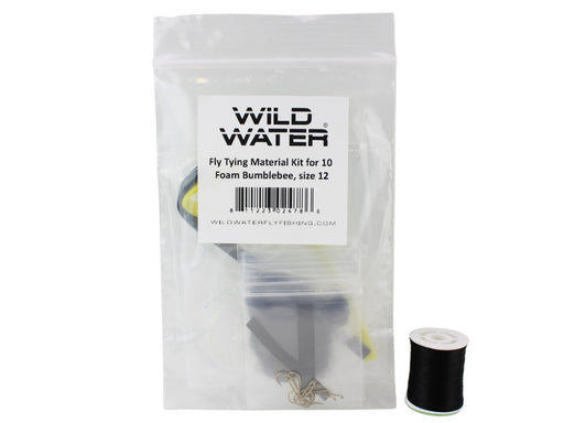 Wild Water Fly Fishing Fly Tying Material Kit, Bumblebee