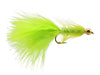 Wild Water Fly Fishing Bead Head Chartreuse Wooly Bugger, size 10, qty. 6