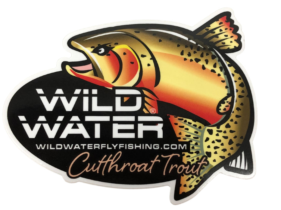 Wild Water Cutthroat Trout Sticker
