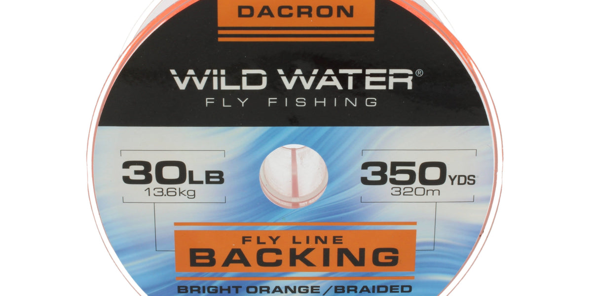30 lb Braided Dacron Fly Line Backing 350 Yards Bright Orange