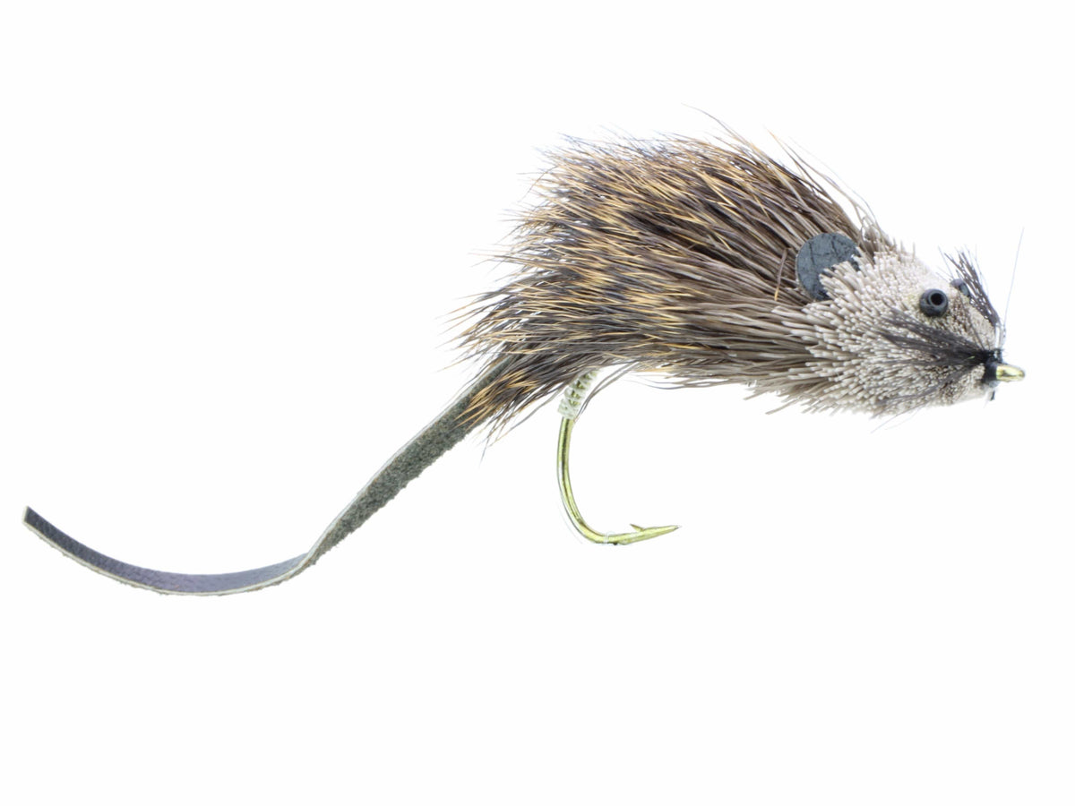 Wild Water Fly Fishing Deer Hair Mouse, Size 2, Qty. 2