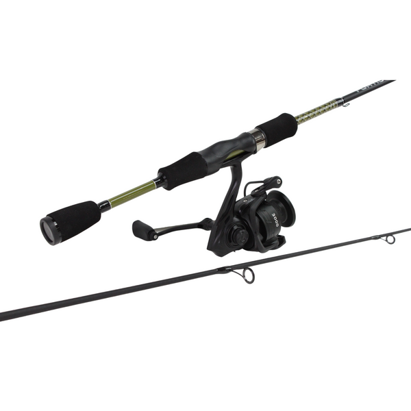 5'6" Light Action 2 Piece Fiberglass/Graphite Spinning Rod and 3000 Spinning Reel Package | FORTIS 5'6" Light Action 2 Piece Fiberglass/Graphite Spinning Rod and 3000 Spinning Reel Package | FORTIS