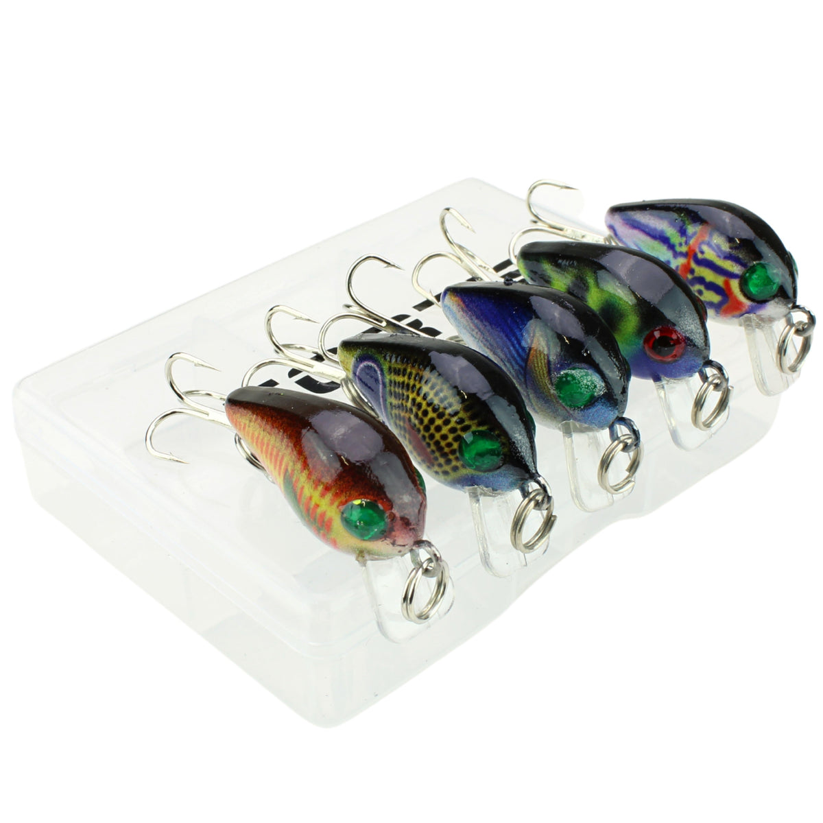 crank fishing lures Bait Clear Unpainted Plastic Lure Long Tail (scale which produces a tight wobble finesse Crappie Magic Crank Bait