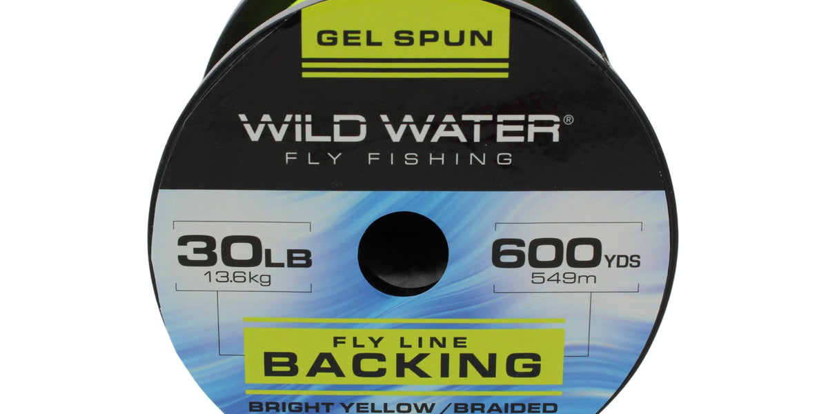 30 lb Gel-Spun Fly Line Backing 600 Yards Bright Yellow | Wild