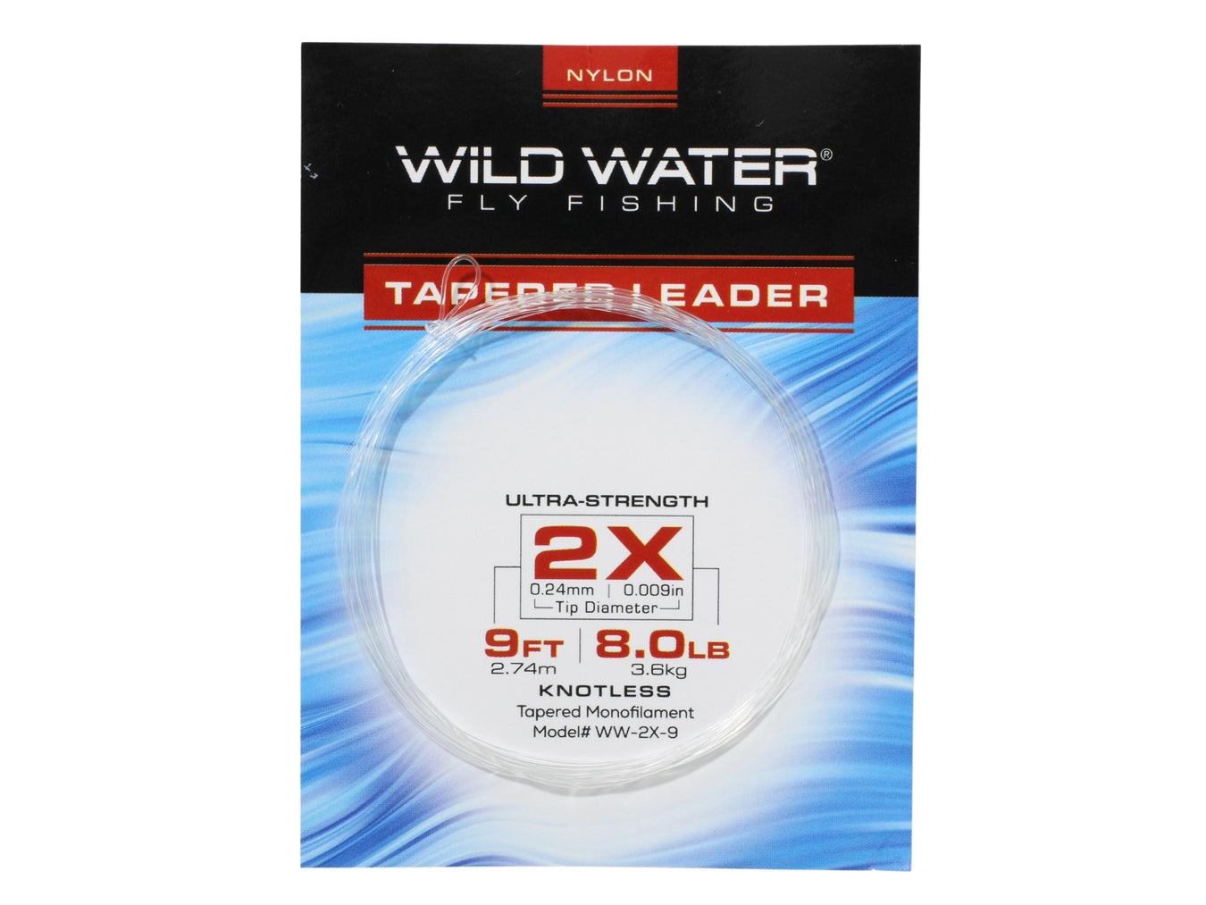 Wild Water Fly Fishing 2X Leaders